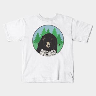 Brown Bear In The Woods Digital Art | Melanie Jensen Illustrations Kids T-Shirt